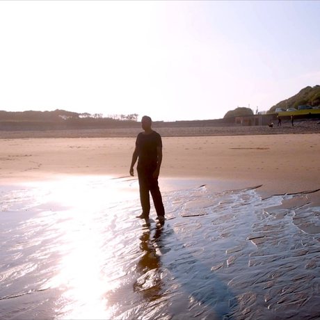 Plage — contre-jour